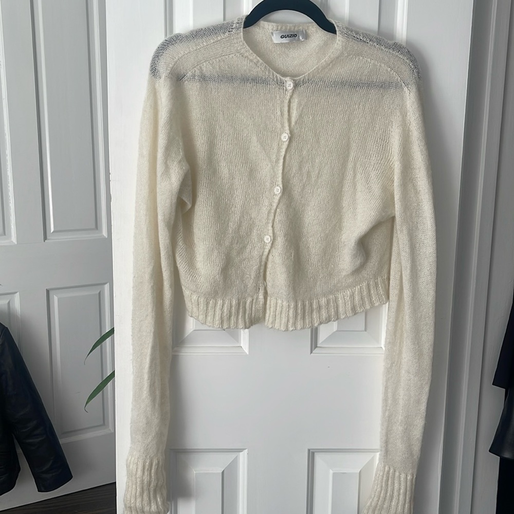 Guizio Cream cardigan